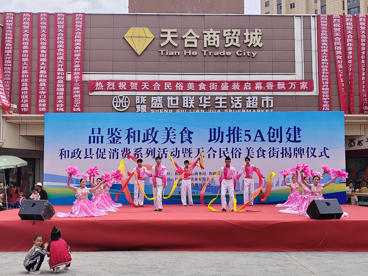 和政县2025年戏曲进乡村--4月28日城关镇天合商贸城 